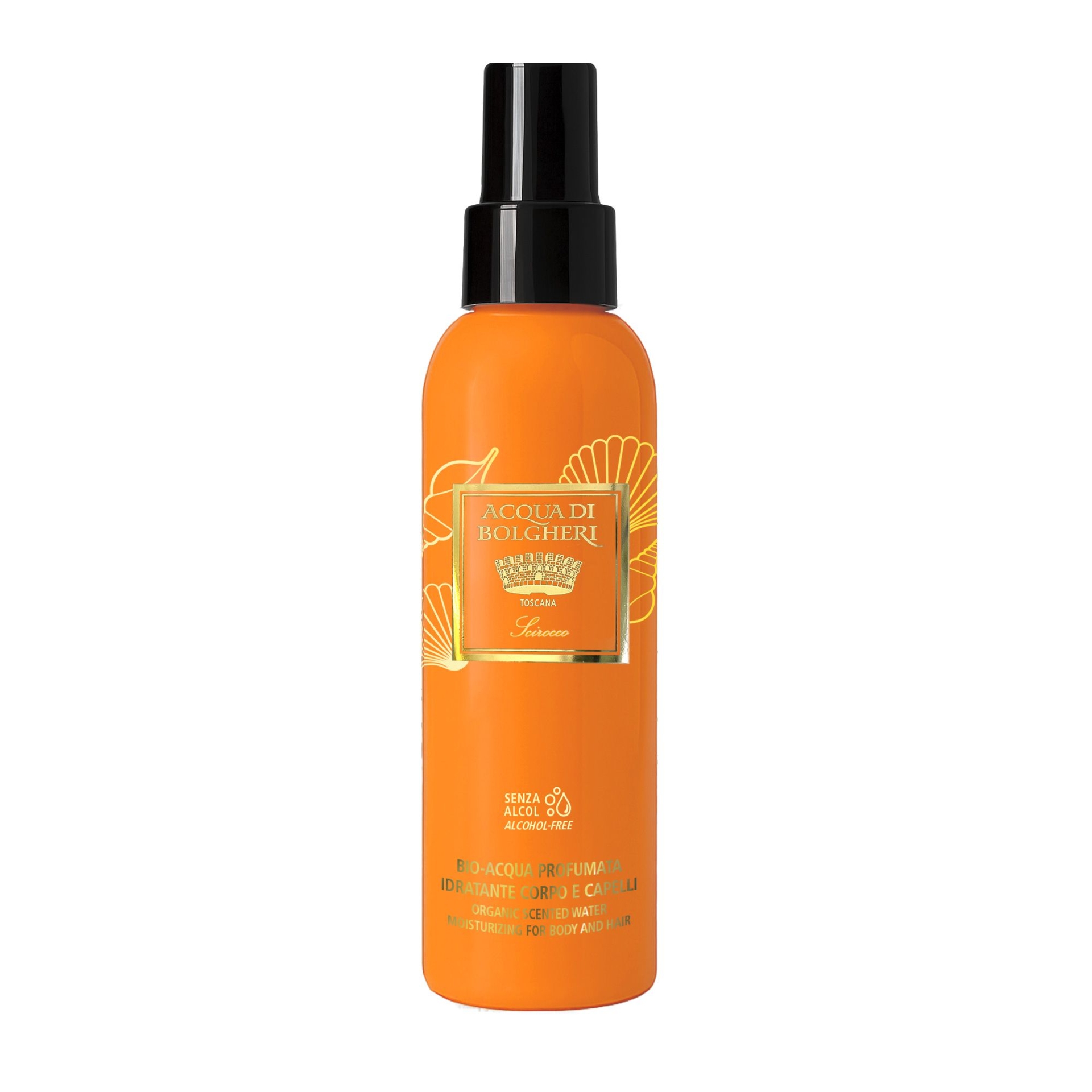BIO-ACQUA PROFUMATA IDRATANTE PER CORPO E CAPELLI SCIROCCO 150 ML