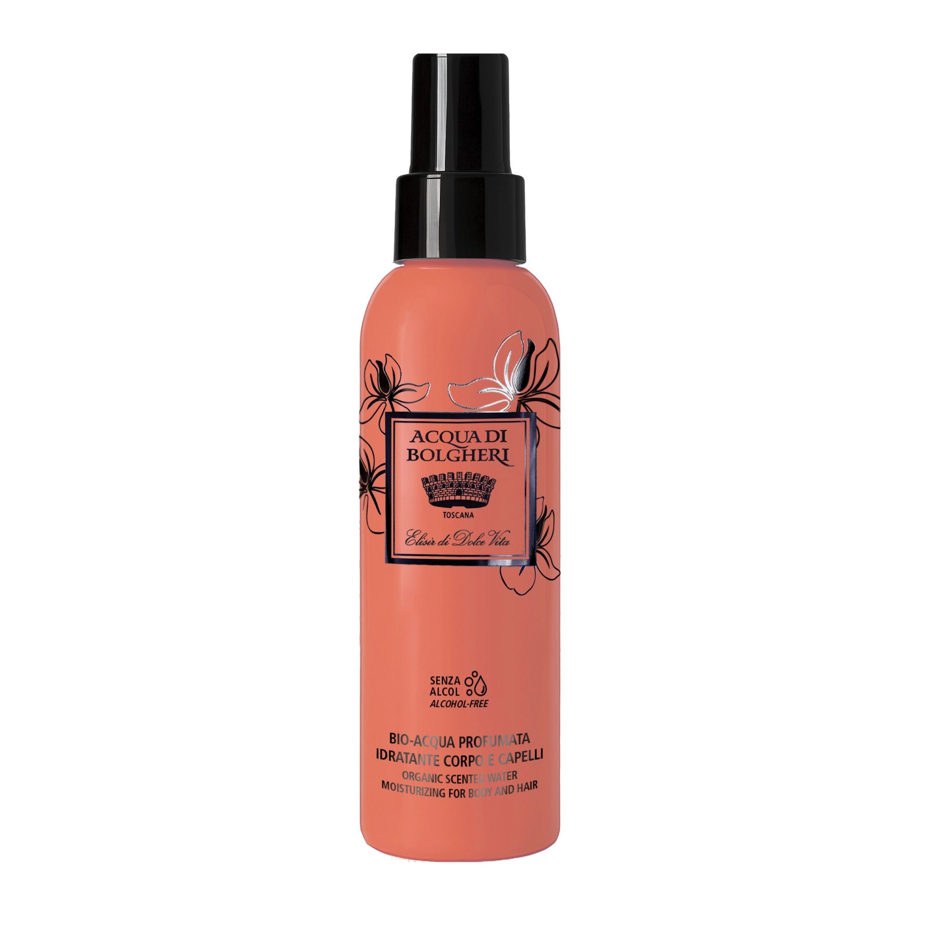 BIO-ACQUA PROFUMATA IDRATANTE PER CORPO E CAPELLI ELISIR DI DOLCE VITA 150 ML