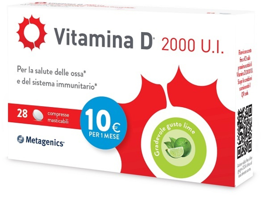 VITAMINA D 2000UI 28CPR MASTIC