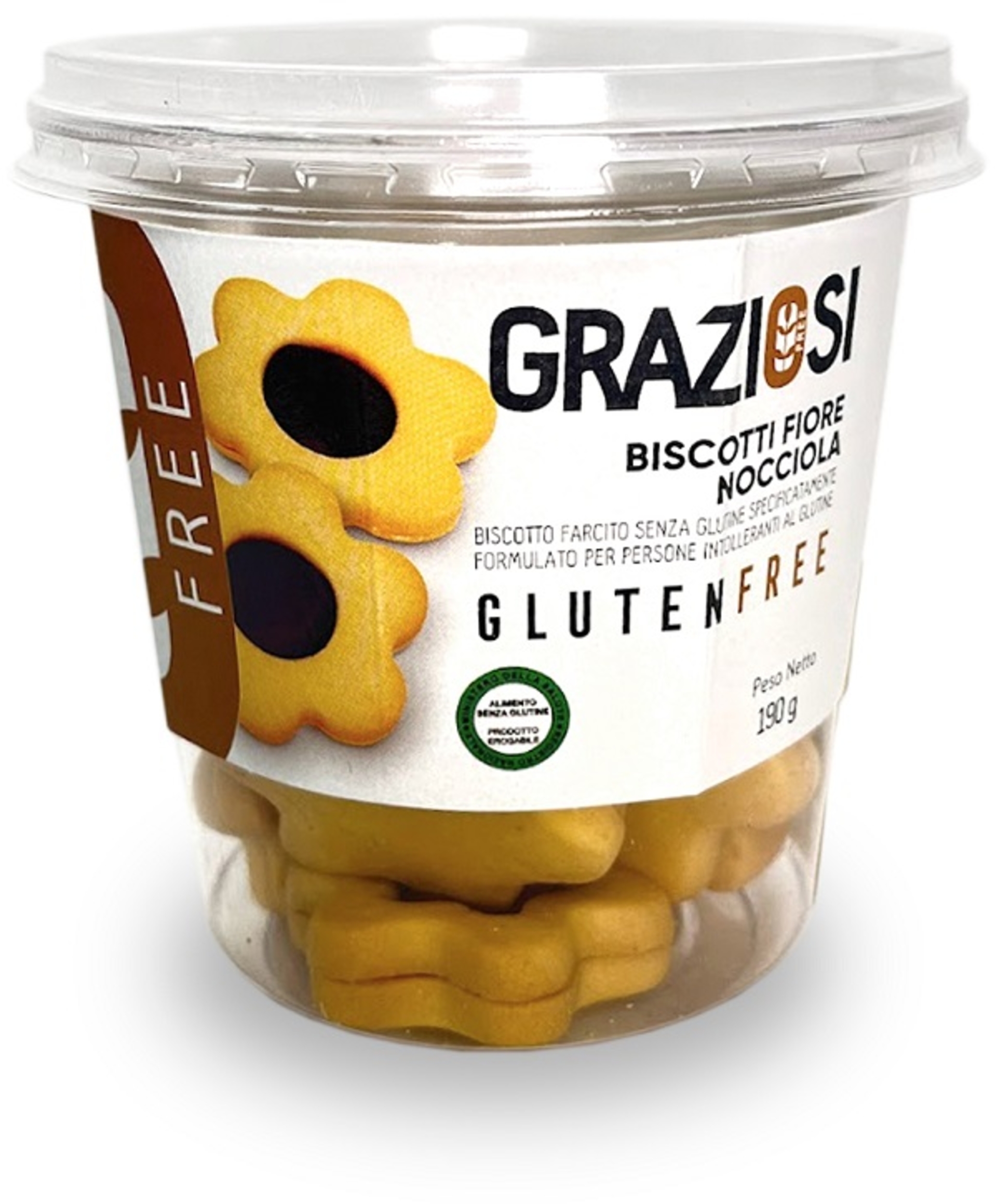 FIORE CREMA NOCCIOLA BISC 190G
