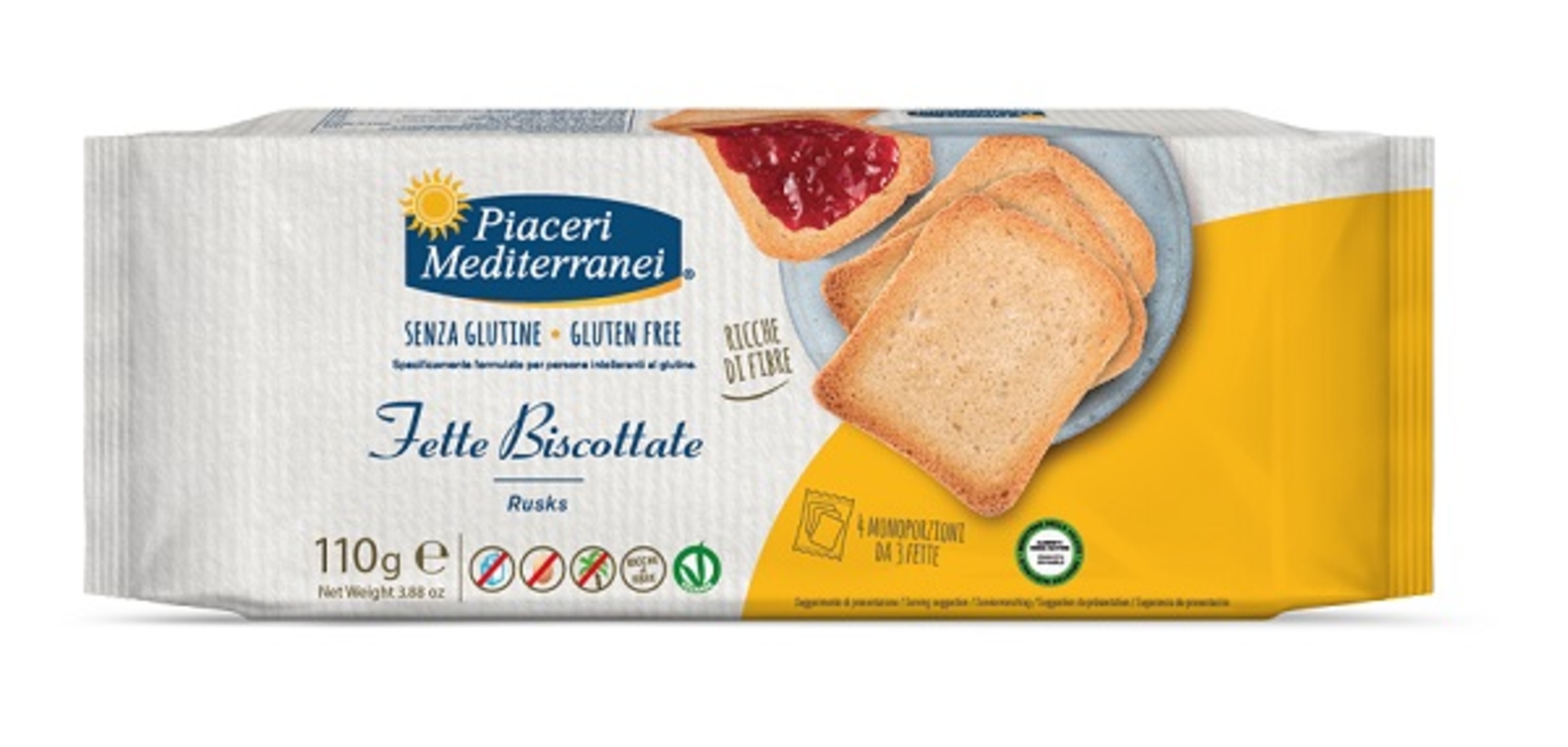 PIACERI MEDIT FETTE BISCOTTATE