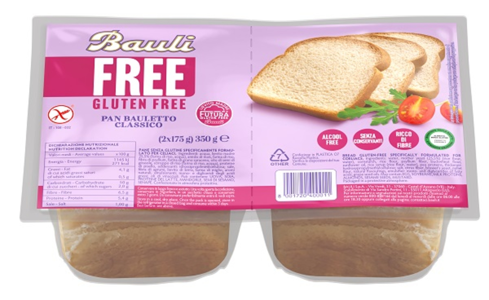 BAULI FREE PAN BAULETTO CLASS