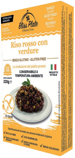 BLISS PLATE RISO ROSSO VERDURE